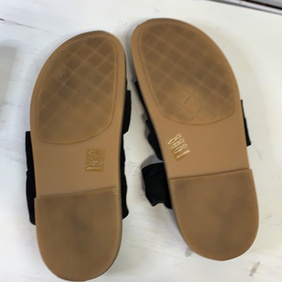 T1 Ganni Recycled Rubber Soles Suede top Knot Sandals - Picture 12 of 15